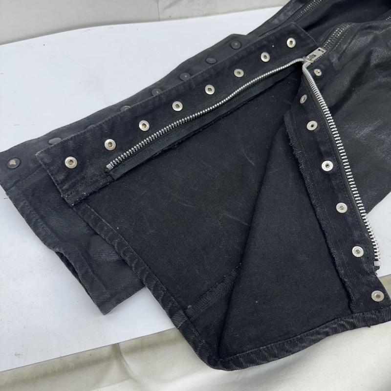 古着 USED パンツ デニム、ジーンズ NO MASS PROD WAXED DENIM JEANS ワックスド デニム ジーンズ XL 黒 / ブラック / black メンズ USED 古着 中古 50168673