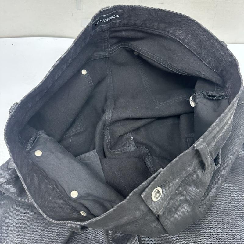 古着 USED パンツ デニム、ジーンズ NO MASS PROD WAXED DENIM JEANS ワックスド デニム ジーンズ XL 黒 / ブラック / black メンズ USED 古着 中古 50168673