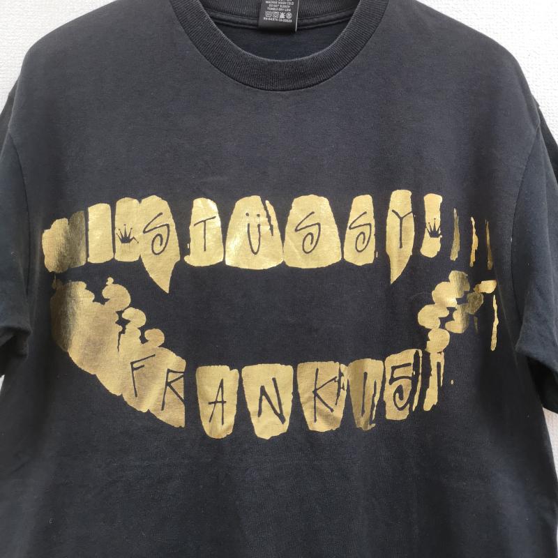 ステューシー STUSSY Tシャツ 半袖 00s メキシコ製 FRANK151 金 グリル 歯 半袖 Tシャツ S/S TEE M 黒 / ブラック / black メンズ USED 古着 中古 50168674
