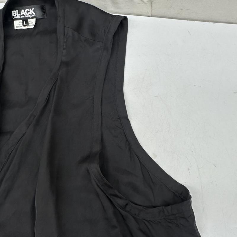 ブラックコムデギャルソン BLACK COMME des GARCONS ベスト ベスト 21SS 虎 スカ 刺繍 ベスト 1G-V002 L 黒 / ブラック / black メンズ USED 古着 中古 50168676