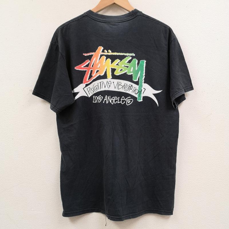 ステューシー STUSSY Tシャツ 半袖 00s メキシコ製 シャドーマン ラスタカラー 半袖 Tシャツ S/S TEE M 黒 / ブラック / black メンズ USED 古着 中古 50168677