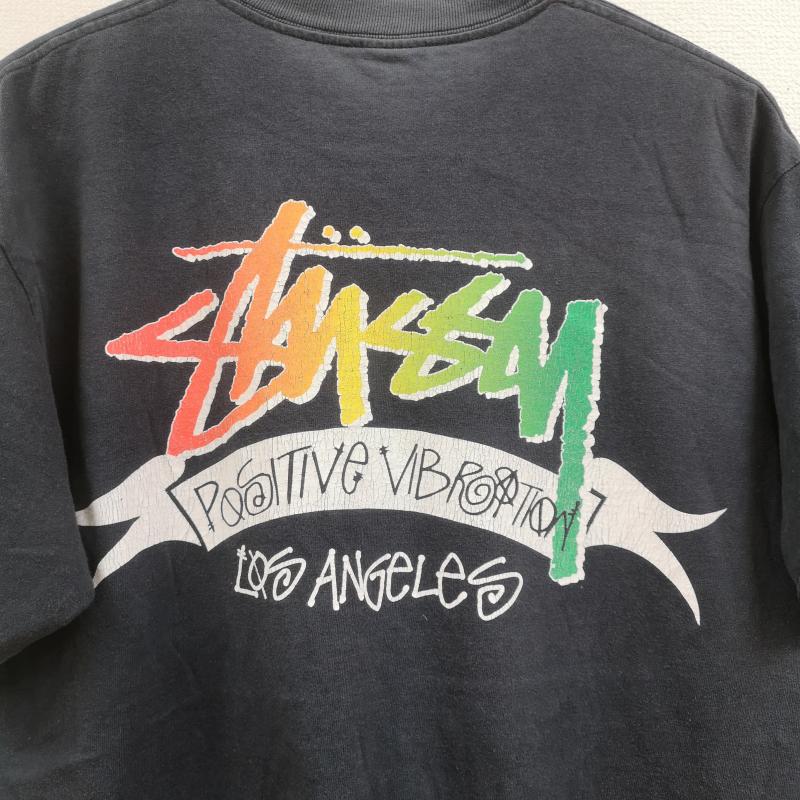 ステューシー STUSSY Tシャツ 半袖 00s メキシコ製 シャドーマン ラスタカラー 半袖 Tシャツ S/S TEE M 黒 / ブラック / black メンズ USED 古着 中古 50168677