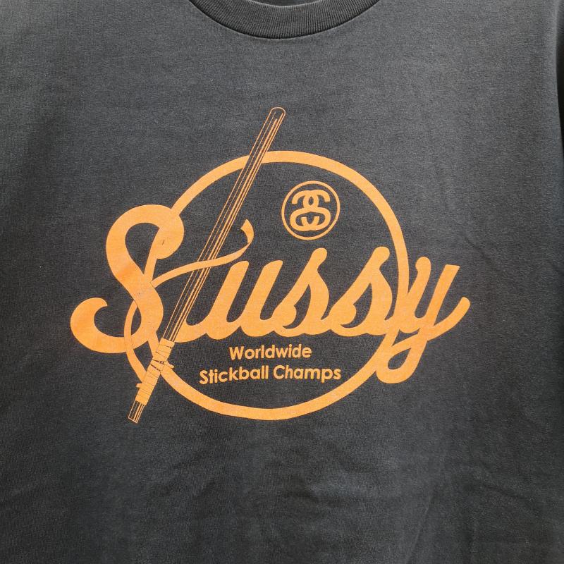 ステューシー STUSSY Tシャツ 半袖 00s メキシコ製 スティックボール グラフィック 半袖 Tシャツ S/S TEE L 紺 / ネイビー / navy メンズ USED 古着 中古 50168679