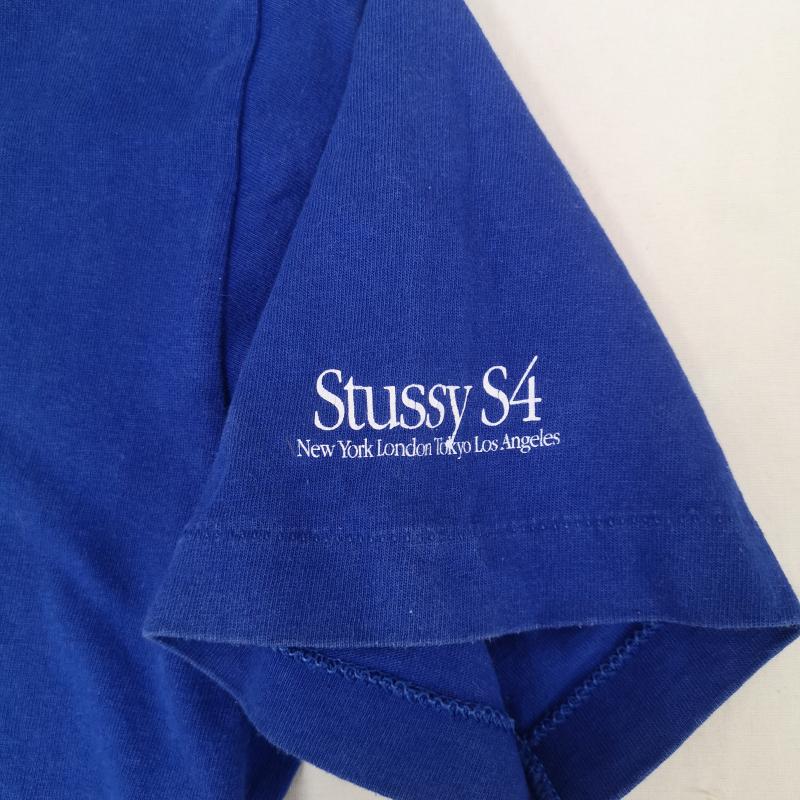 ステューシー STUSSY Tシャツ 半袖 00s USA製 銀タグ Apple りんご 半袖 Tシャツ S/S TEE S 青 / ブルー / blue メンズ USED 古着 中古 50168680