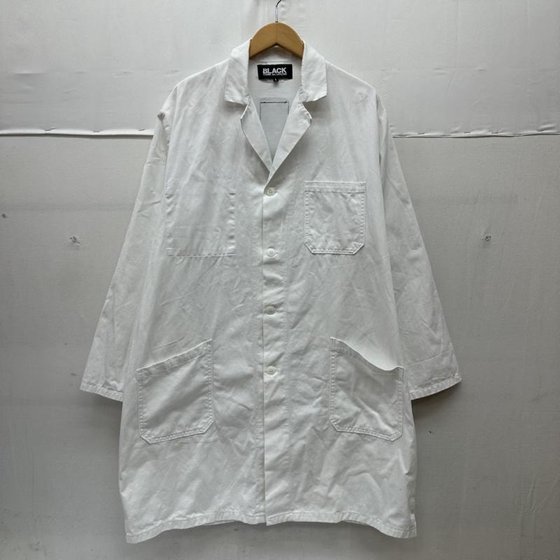 ブラックコムデギャルソン BLACK COMME des GARCONS コート コート一般 22SS ビッグクロス エンジニアード コート 1I-C006 L 白 / ホワイト / white メンズ USED 古着 中古 50168681