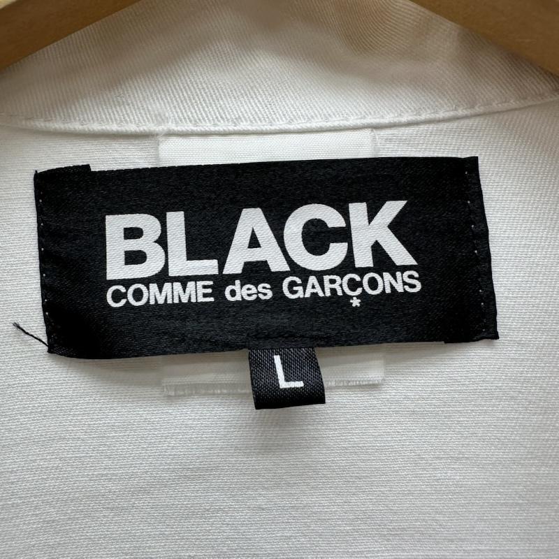 ブラックコムデギャルソン BLACK COMME des GARCONS コート コート一般 22SS ビッグクロス エンジニアード コート 1I-C006 L 白 / ホワイト / white メンズ USED 古着 中古 50168681