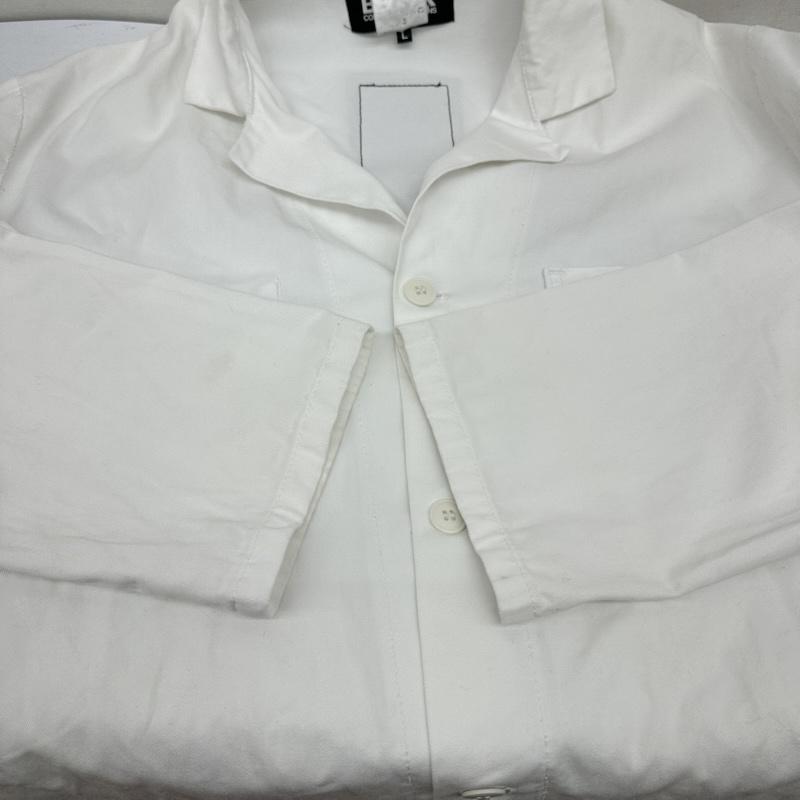 ブラックコムデギャルソン BLACK COMME des GARCONS コート コート一般 22SS ビッグクロス エンジニアード コート 1I-C006 L 白 / ホワイト / white メンズ USED 古着 中古 50168681