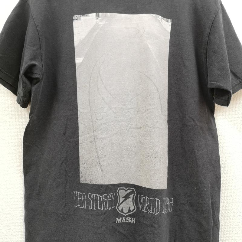 ステューシー STUSSY Tシャツ 半袖 00s メキシコ製 黒タグ MASH SF ピストバイク クルー 半袖 Tシャツ S/S TEE M 黒 / ブラック / black メンズ USED 古着 中古 50168684