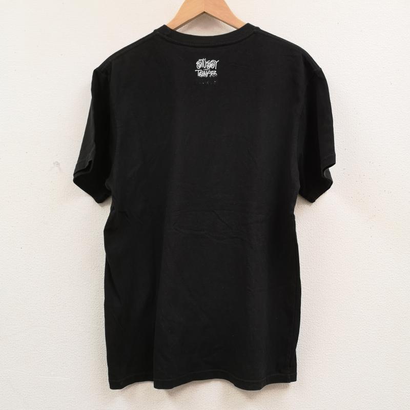ステューシー STUSSY Tシャツ 半袖 TOWERRECORDS 30周年コラボ NO MUSIC NO LIFE 半袖 Tシャツ S/STEE L 黒 / ブラック / black メンズ USED 古着 中古 50168686