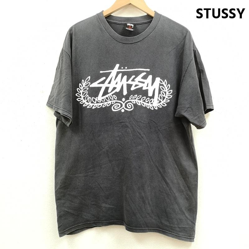ステューシー STUSSY Tシャツ 半袖 00s メキシコ製 黒タグ ストックロゴ グラフィック 半袖 Tシャツ S/S TEE L 黒 / ブラック / black メンズ USED 古着 中古 50168688