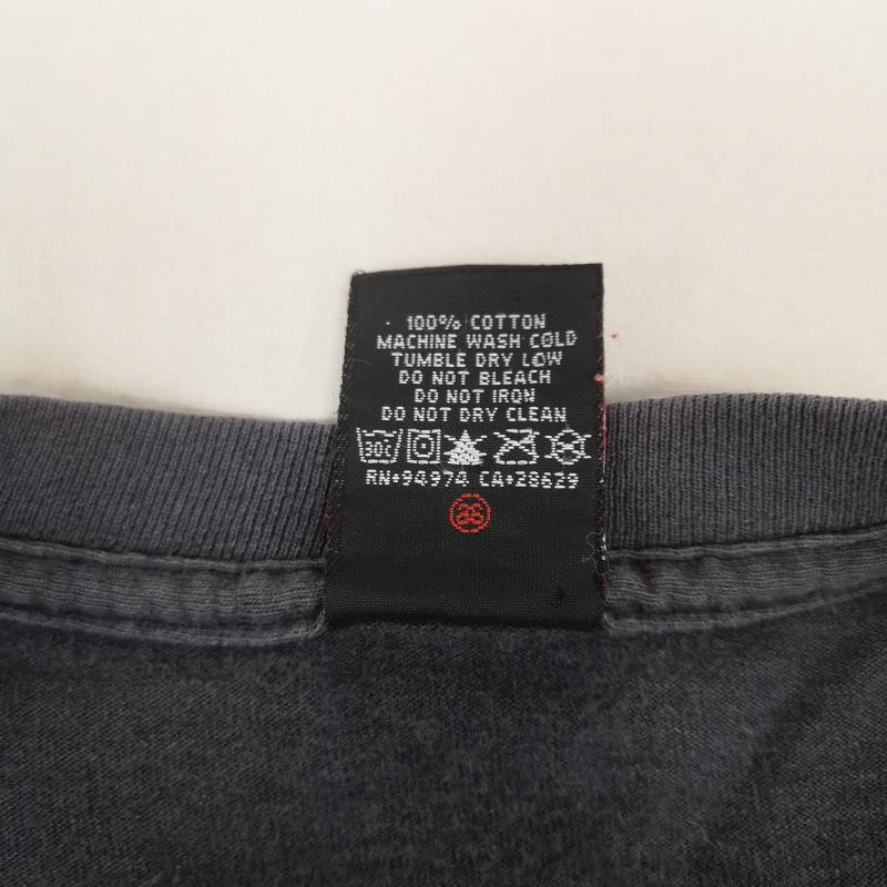 ステューシー STUSSY Tシャツ 半袖 00s メキシコ製 黒タグ ストックロゴ グラフィック 半袖 Tシャツ S/S TEE L 黒 / ブラック / black メンズ USED 古着 中古 50168688