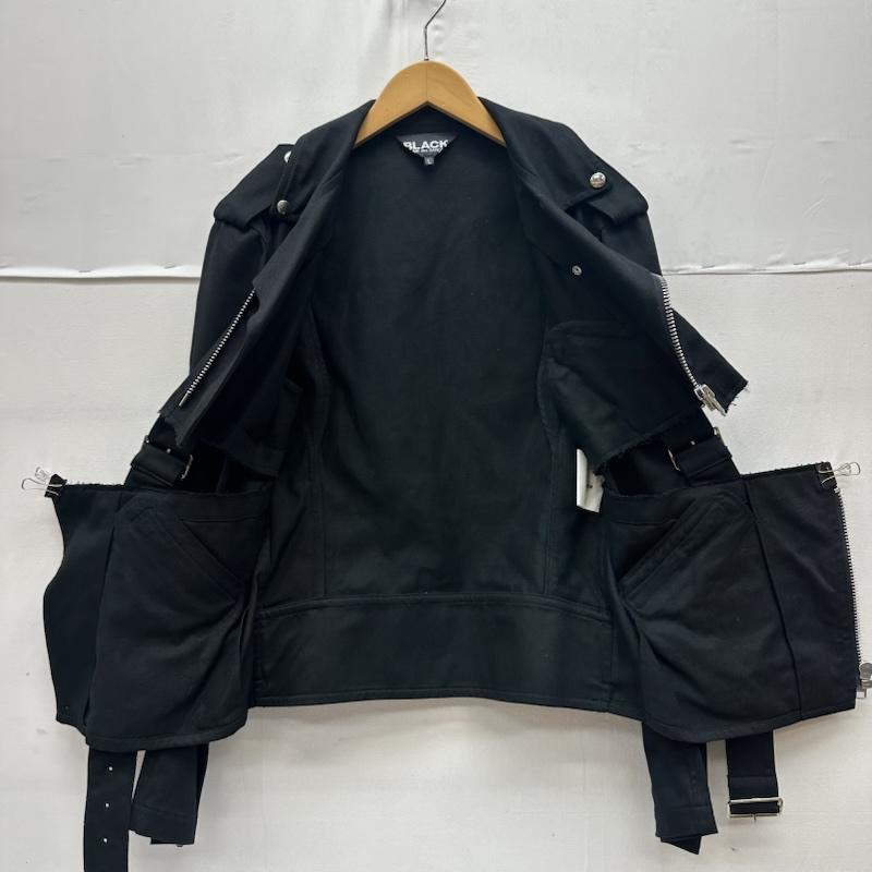 ブラックコムデギャルソン BLACK COMME des GARCONS ジャケット、上着 ジャンパー、ブルゾン ダブル ライダース ジャケット 1G-J027 L 黒 / ブラック / black メンズ USED 古着 中古 50168690