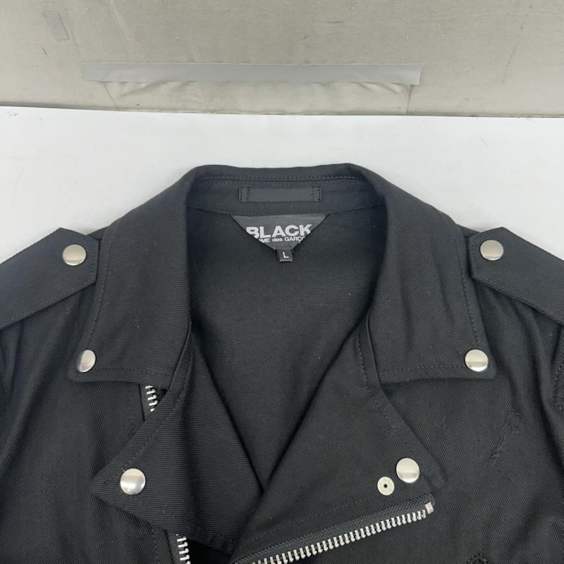 ブラックコムデギャルソン BLACK COMME des GARCONS ジャケット、上着 ジャンパー、ブルゾン ダブル ライダース ジャケット 1G-J027 L 黒 / ブラック / black メンズ USED 古着 中古 50168690
