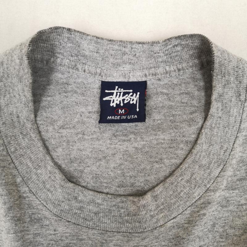 ステューシー STUSSY Tシャツ 半袖 90s USA製 紺タグ Air Max 95 半袖 Tシャツ S/S TEE M 灰 / グレー / gray メンズ USED 古着 中古 50168692