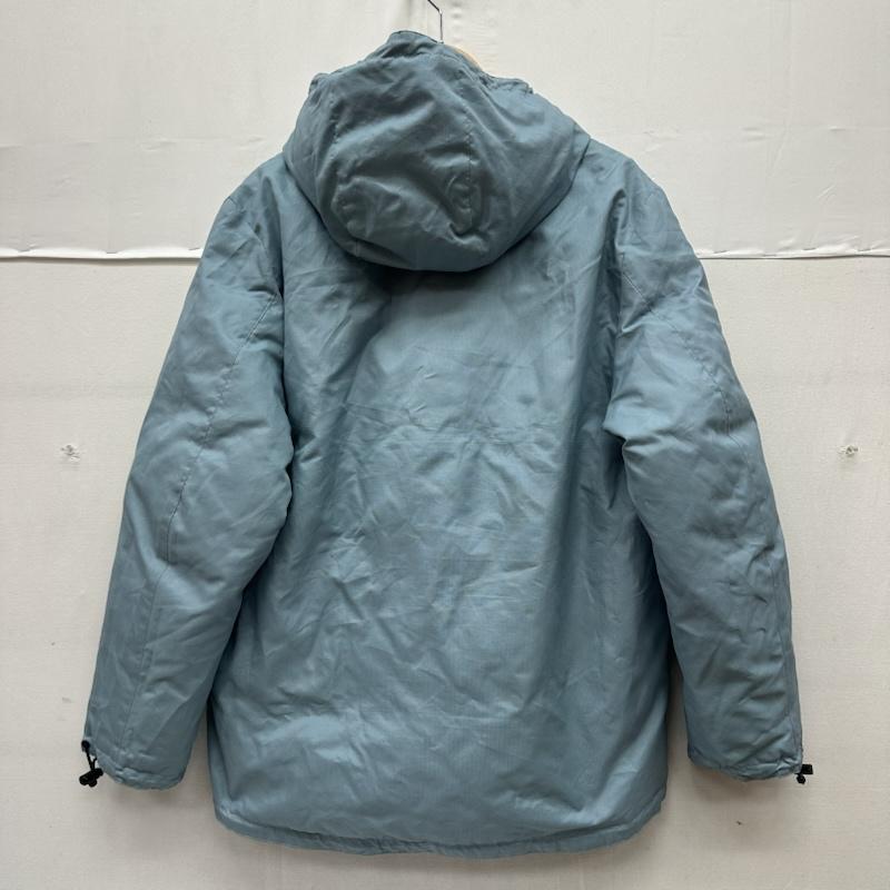 バーバリーブラックレーベル BURBERRY BLACK LABEL ジャケット、上着 ダウンジャケット 裏地 チェック ナイロン ダウン ジャケット BMP82-318-22 M 水色 / ライトブルー / メンズ USED 古着 中古 50168693