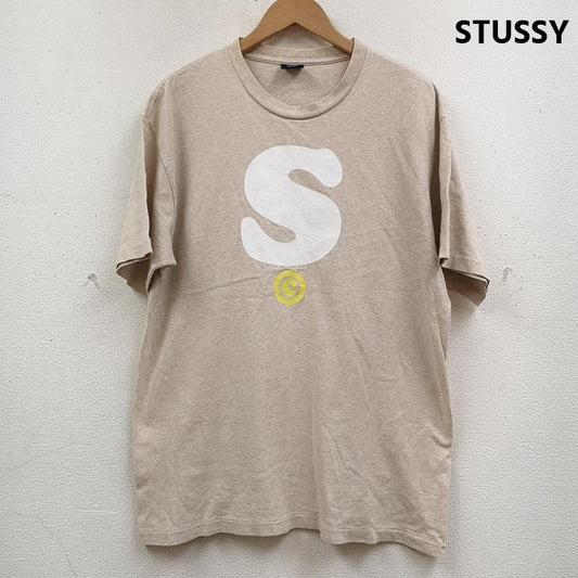 ステューシー STUSSY Tシャツ 半袖 90s USA製 紺タグ Sロゴ 半袖 Tシャツ S/S TEE L ベージュ / ベージュ / beige メンズ USED 古着 中古 50168697