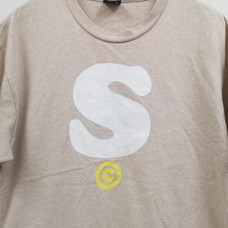 ステューシー STUSSY Tシャツ 半袖 90s USA製 紺タグ Sロゴ 半袖 Tシャツ S/S TEE L ベージュ / ベージュ / beige メンズ USED 古着 中古 50168697