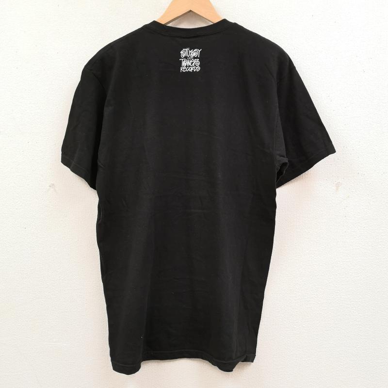 ステューシー STUSSY Tシャツ 半袖 メキシコ製 TOWERRECORDS 30周年コラボ NO MUSIC NO LIFE 半袖 Tシャツ S/S TEE M 黒 / ブラック / black メンズ USED 古着 中古 50168698