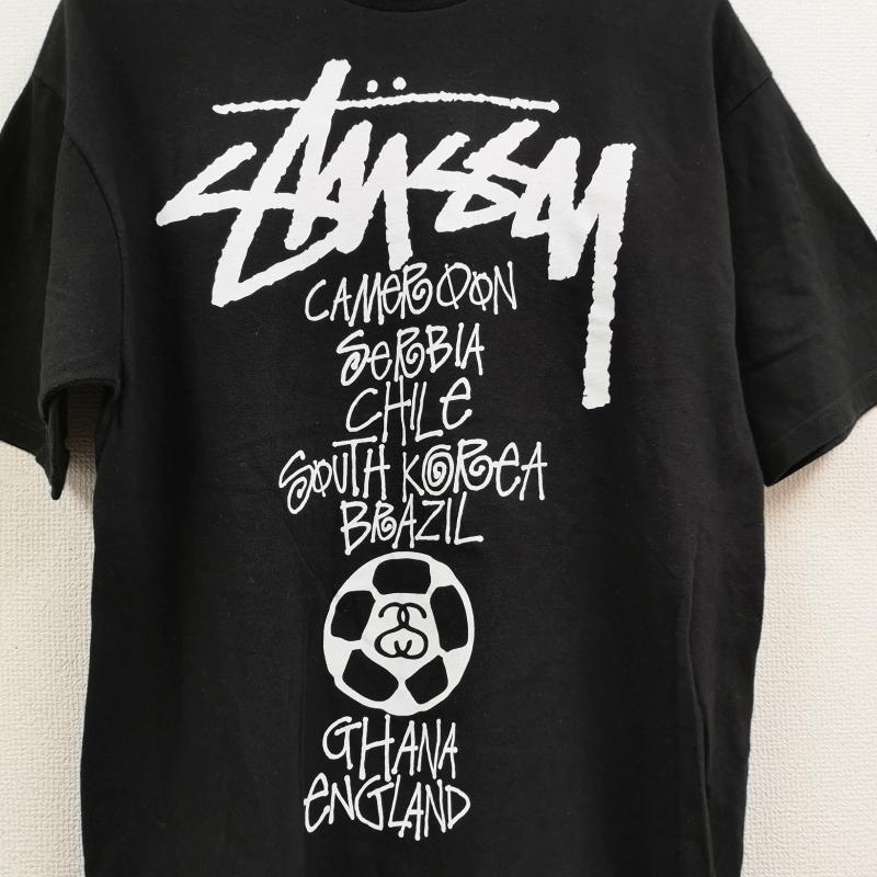 ステューシー STUSSY Tシャツ 半袖 00s メキシコ製 FIFA ワールドカップ 南アフリカ 大会 ワールドツアー 半袖 Tシャツ S/S TEE M 黒 / ブラック / black メンズ USED 古着 中古 50168699