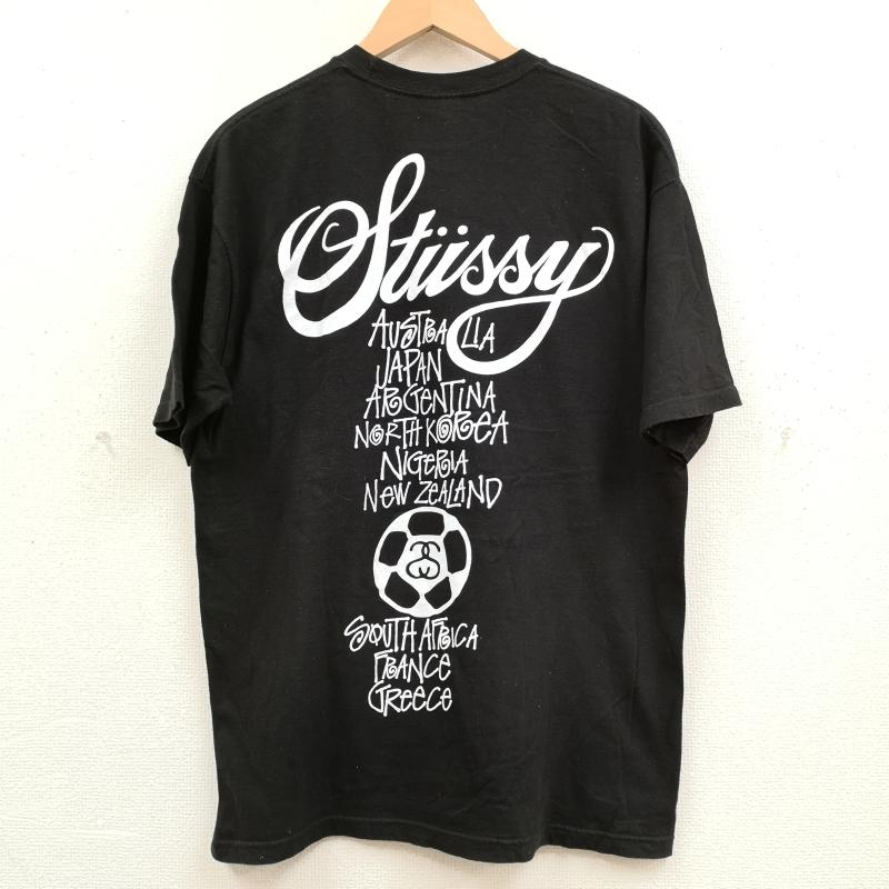 ステューシー STUSSY Tシャツ 半袖 00s メキシコ製 FIFA ワールドカップ 南アフリカ 大会 ワールドツアー 半袖 Tシャツ S/S TEE M 黒 / ブラック / black メンズ USED 古着 中古 50168699