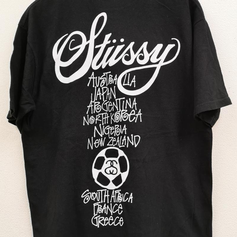 ステューシー STUSSY Tシャツ 半袖 00s メキシコ製 FIFA ワールドカップ 南アフリカ 大会 ワールドツアー 半袖 Tシャツ S/S TEE M 黒 / ブラック / black メンズ USED 古着 中古 50168699