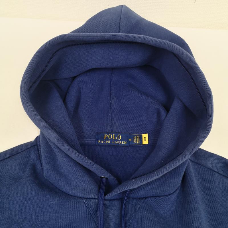 ポロラルフローレン POLO RALPH LAUREN パーカー 長袖 ビッグポニー 刺繍 ワンポイント プルオーバー パーカー スウェット M 青 / ブルー / blue メンズ USED 古着 中古 50168700