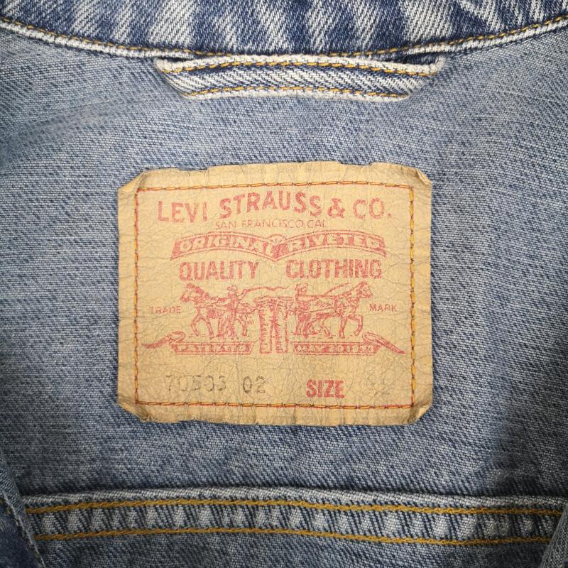 リーバイストラウスアンドコー Levi Strauss & co. ジャケット、上着 ジャンパー、ブルゾン バギー デニム トラッカー ジャケット Gジャン 70503-02 XL インディゴ / インディゴ / Indigo メンズ USED 古着 中古 50168702