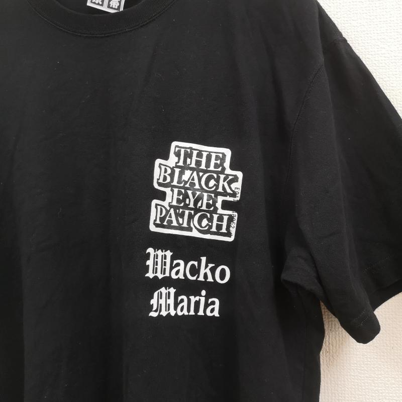 ワコマリア WACKO MARIA Tシャツ 半袖 THE BLACK EYE PATCH 天国東京 黒眼帯 半袖 Tシャツ S/S TEE L 黒 / ブラック / black メンズ USED 古着 中古 50168703