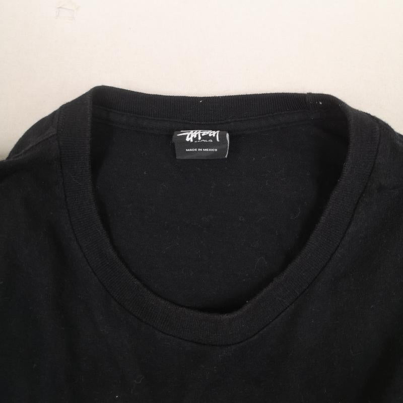 ステューシー STUSSY Tシャツ 半袖 00s メキシコ製 黒タグ 骸骨 スカル ハイビスカス 半袖 Tシャツ S/S TEE XL 黒 / ブラック / black メンズ USED 古着 中古 50168704