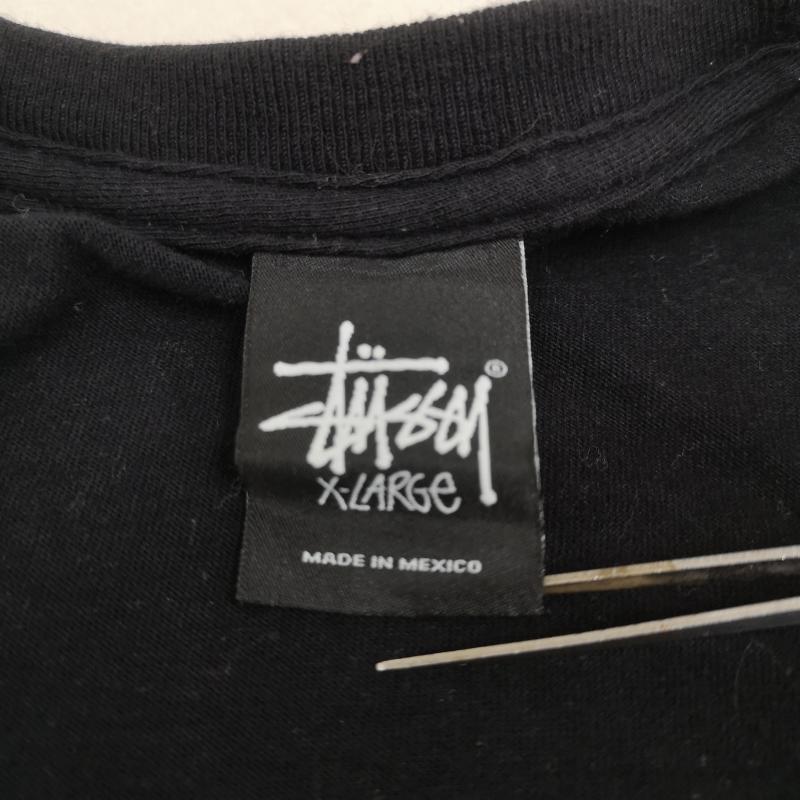 ステューシー STUSSY Tシャツ 半袖 00s メキシコ製 黒タグ 骸骨 スカル ハイビスカス 半袖 Tシャツ S/S TEE XL 黒 / ブラック / black メンズ USED 古着 中古 50168704