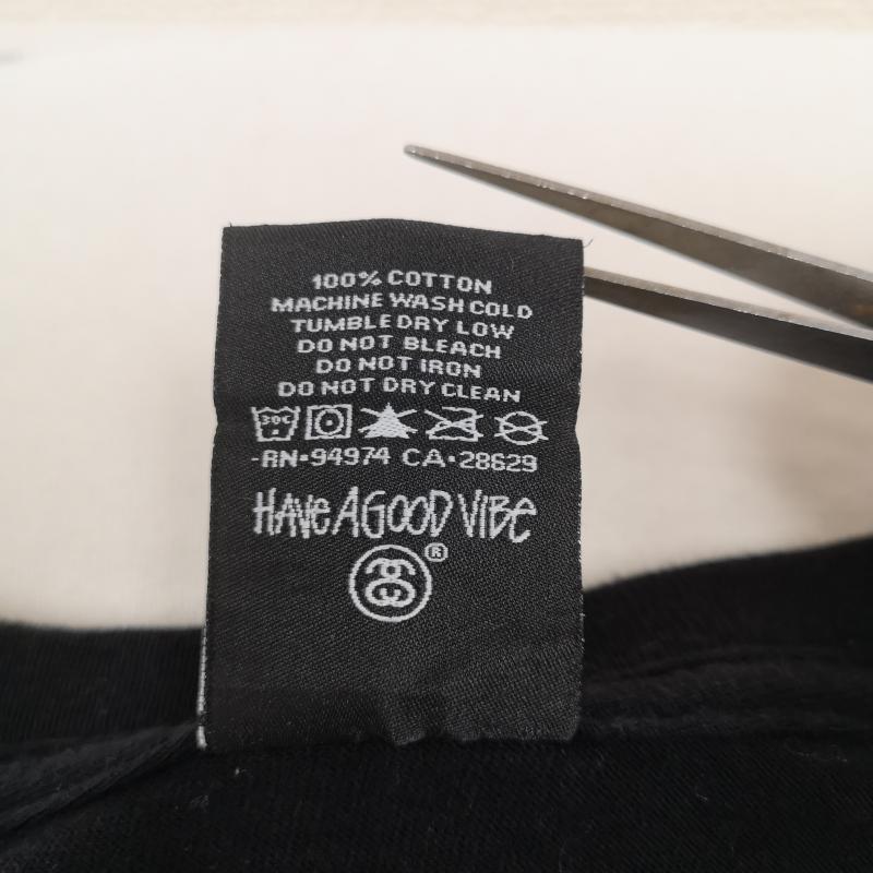 ステューシー STUSSY Tシャツ 半袖 00s メキシコ製 黒タグ 骸骨 スカル ハイビスカス 半袖 Tシャツ S/S TEE XL 黒 / ブラック / black メンズ USED 古着 中古 50168704