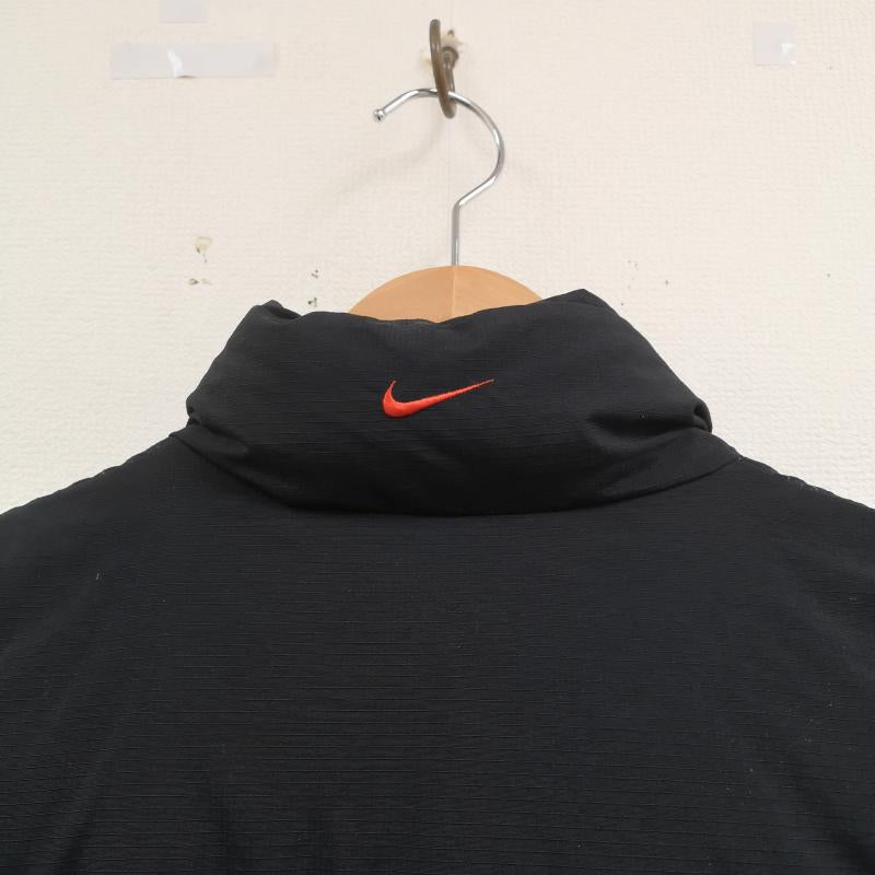 ナイキ NIKE ジャケット、上着 ダウンジャケット 90s 白タグ スウッシュ 刺繡 ワンポイント ダウン ジャケット M 黒 / ブラック / black メンズ USED 古着 中古 50168705