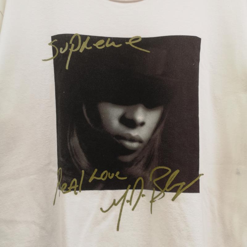 シュプリーム Supreme Tシャツ 半袖 19AW USA製 Mary J. Blige メアリー J ブライジ 半袖 Tシャツ S/S TEE M 白 / ホワイト / white メンズ USED 古着 中古 50168706