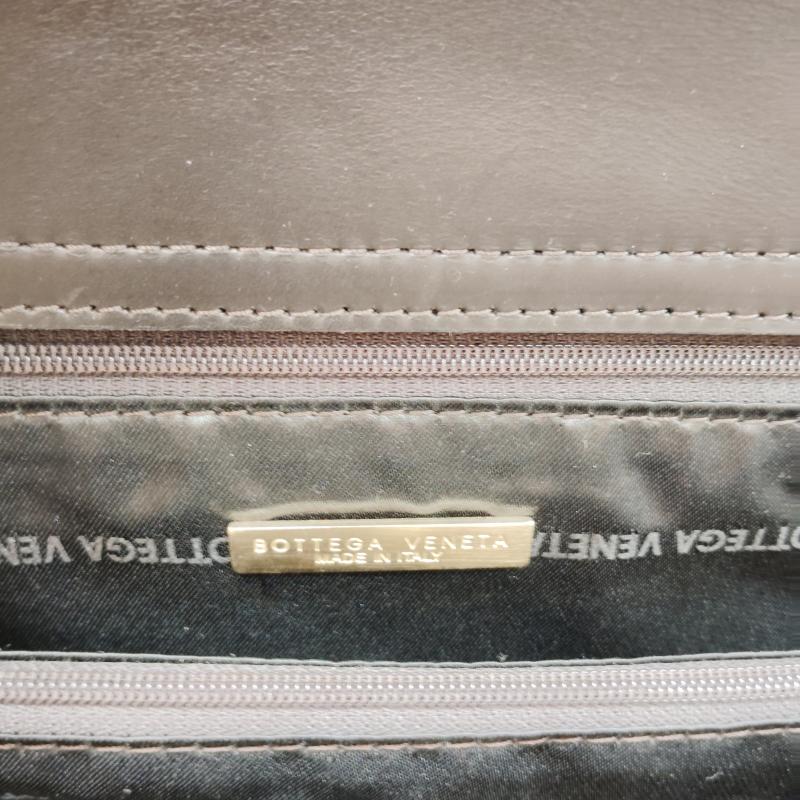 ボッテガヴェネタ BOTTEGA VENETA ハンドバッグ ハンドバッグ BV ロゴ モノグラム キャンバス レザー B00256 FREE 茶 / ブラウン / brown X ベージュ / ベージュ / beige レディース USED 古着 中古 50168707