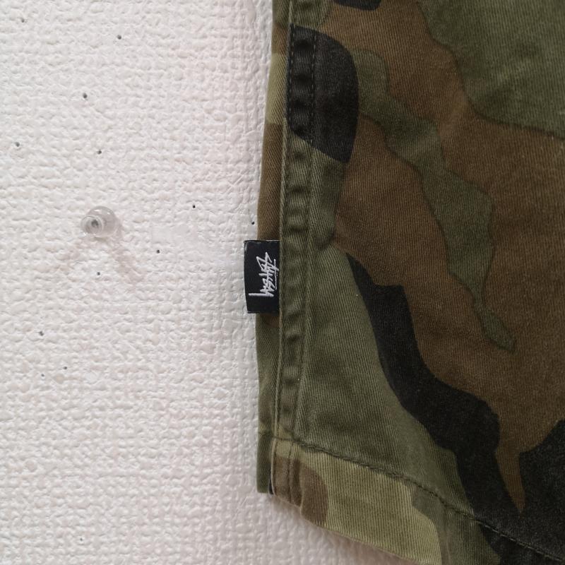 ステューシー STUSSY パンツ チノパン 90s 黒タグ カモフラージュ 迷彩柄 ウエストゴム ショート パンツ ハーフ パンツ L マルチカラー / マルチカラー / multicolor メンズ USED 古着 中古 50168709