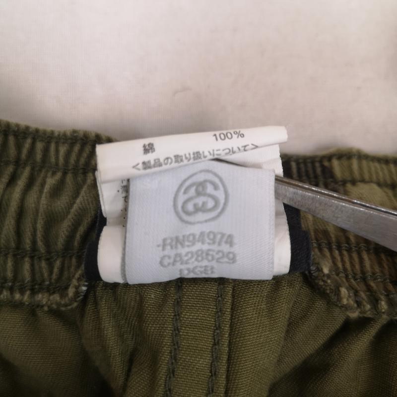 ステューシー STUSSY パンツ チノパン 90s 黒タグ カモフラージュ 迷彩柄 ウエストゴム ショート パンツ ハーフ パンツ L マルチカラー / マルチカラー / multicolor メンズ USED 古着 中古 50168709