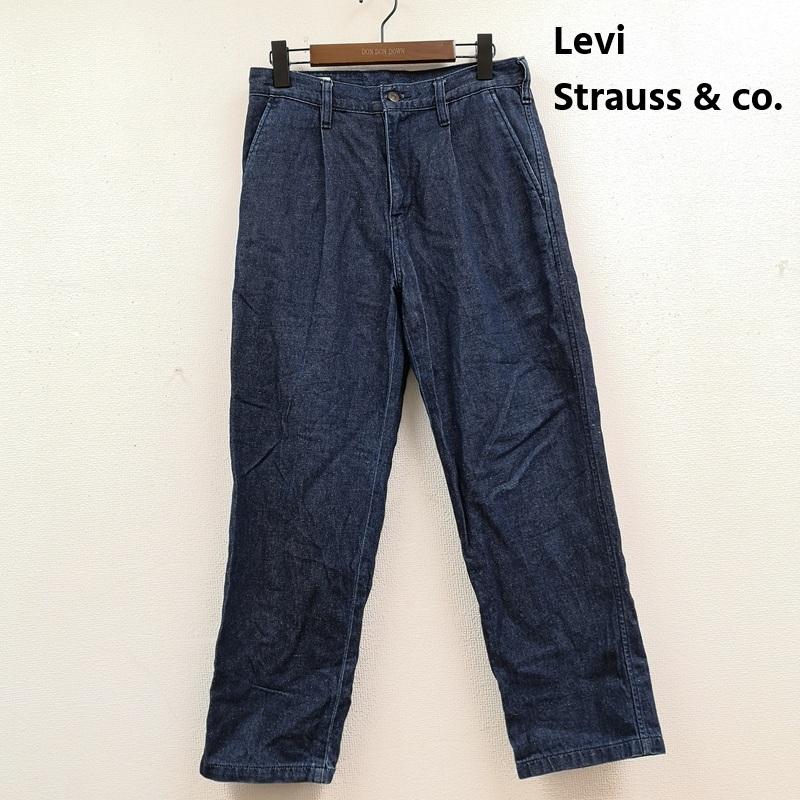 リーバイストラウスアンドコー Levi Strauss & co. パンツ デニム、ジーンズ フィリックス・ザ・キャット Felix the Cat タック デニム パンツ STAY LOOSE 28インチ インディゴ / インディゴ / Indigo メンズ USED 古着 中古 50168711