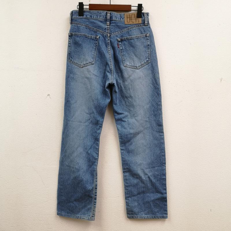 ユニクロ UNIQLO パンツ デニム、ジーンズ 赤タブ レギュラー ストレート デニム パンツ ジーンズ 343-09-01 インディゴ / インディゴ / Indigo メンズ USED 古着 中古 50168713
