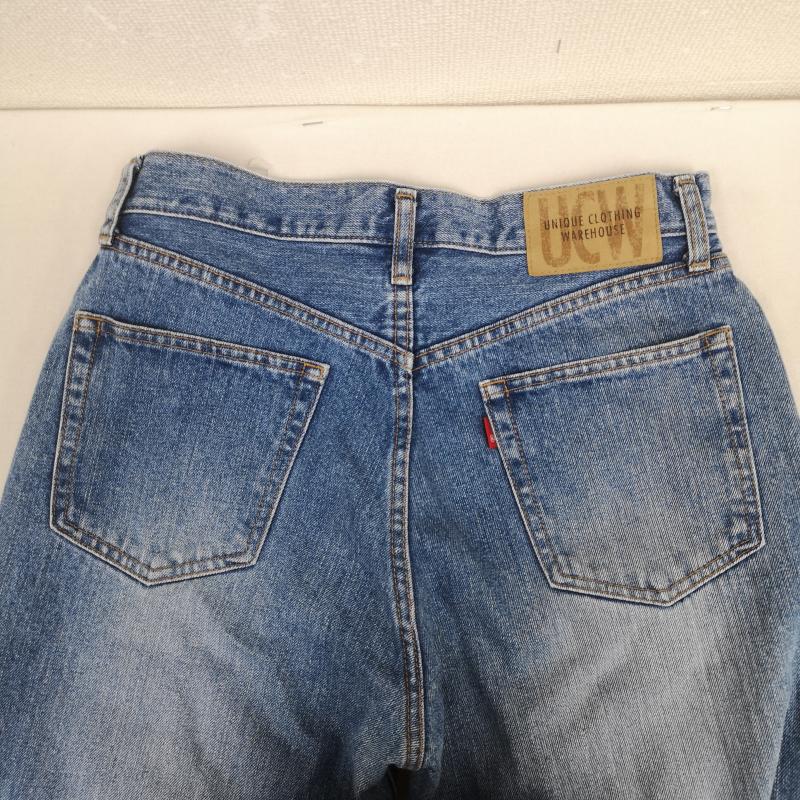 ユニクロ UNIQLO パンツ デニム、ジーンズ 赤タブ レギュラー ストレート デニム パンツ ジーンズ 343-09-01 インディゴ / インディゴ / Indigo メンズ USED 古着 中古 50168713