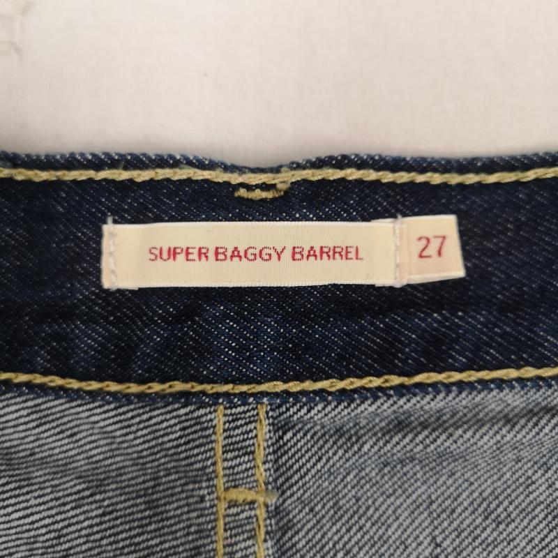 リーバイストラウスアンドコー Levi Strauss & co. パンツ デニム、ジーンズ テーパード スーパー バギー バレル ジーンズ デニム パンツ 27インチ インディゴ / インディゴ / Indigo メンズ USED 古着 中古 50168714