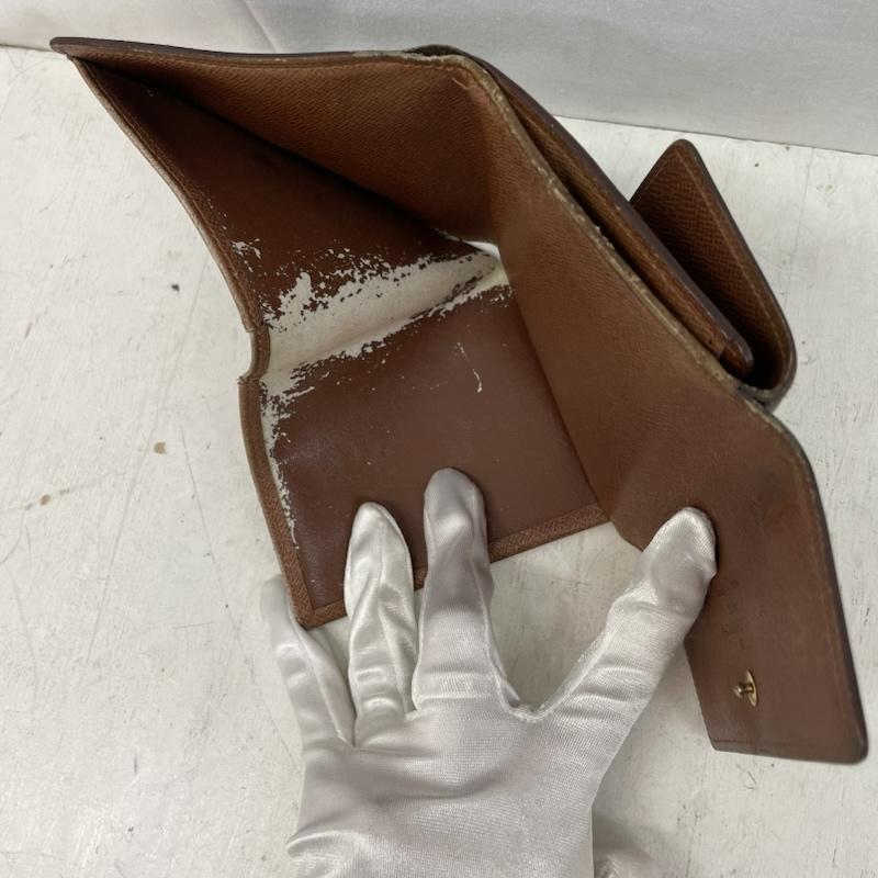 ルイヴィトン LOUIS VUITTON 財布 コンパクト財布 ポルトモネ ビエ カルトクレディ 三つ折り TH0936 FREE 茶 / ブラウン / brown レディース USED 古着 中古 50168734