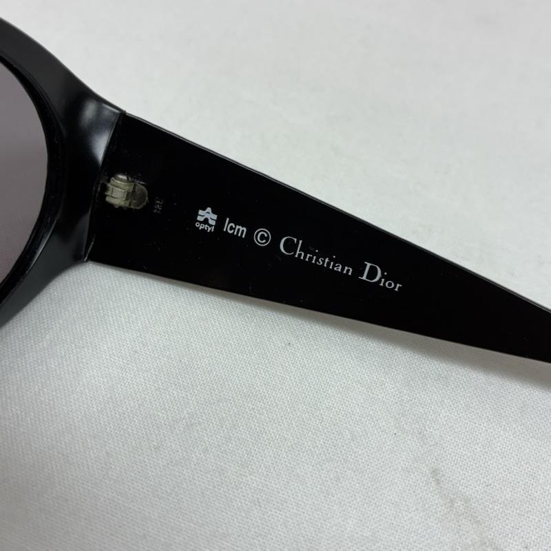 クリスチャンディオール Christian Dior めがね・サングラス サングラス CD ゴールド ロゴ リザード調 型押し オーバル サングラス 2854 90 60-13 - レディース USED 古着 中古 50168736