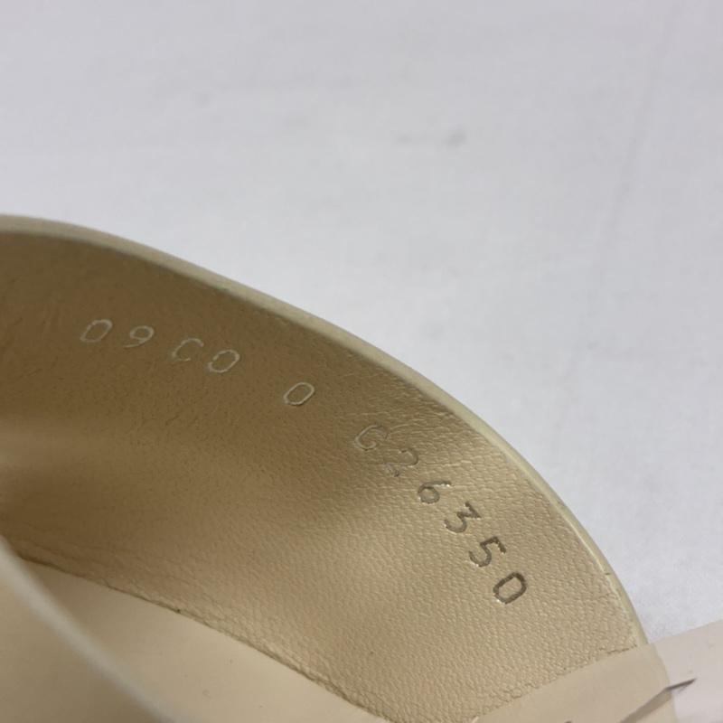 シャネル CHANEL ミュール ミュール ココマーク レザー ウッド ウェッジソール オープントゥ ミュール 21.5cm レディース USED 古着 中古 50168737
