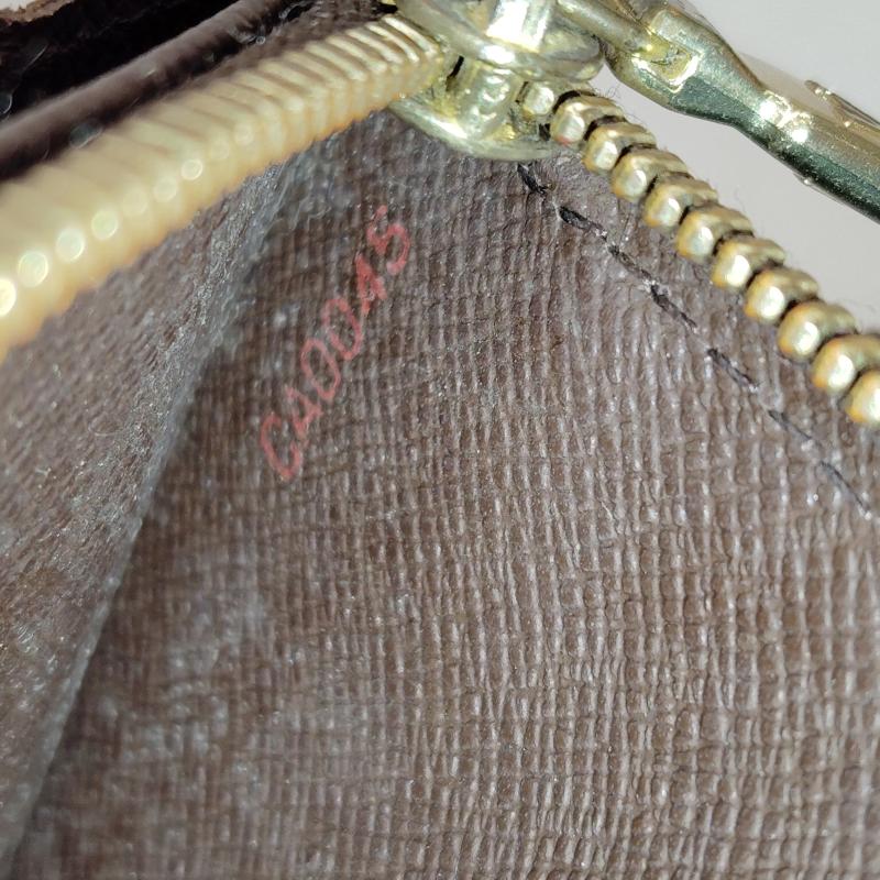 ルイヴィトン LOUIS VUITTON 財布 長財布 ダミエ エベヌ ポルト フォイユ サラ CA0045 - 茶 / ブラウン / brown X ベージュ / ベージュ / beige レディース USED 古着 中古 50168739