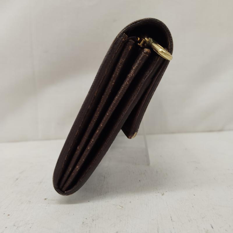ルイヴィトン LOUIS VUITTON 財布 長財布 ダミエ エベヌ ポルト フォイユ サラ CA0045 - 茶 / ブラウン / brown X ベージュ / ベージュ / beige レディース USED 古着 中古 50168739