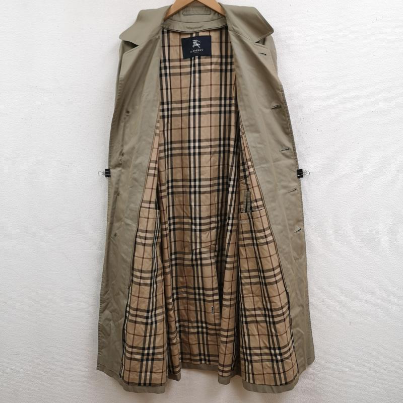 バーバリーロンドン Burberry London コート コート一般 ノバチェック 比翼仕立て ロング ステンカラー コート ベージュ / ベージュ / beige メンズ USED 古着 中古 50168740