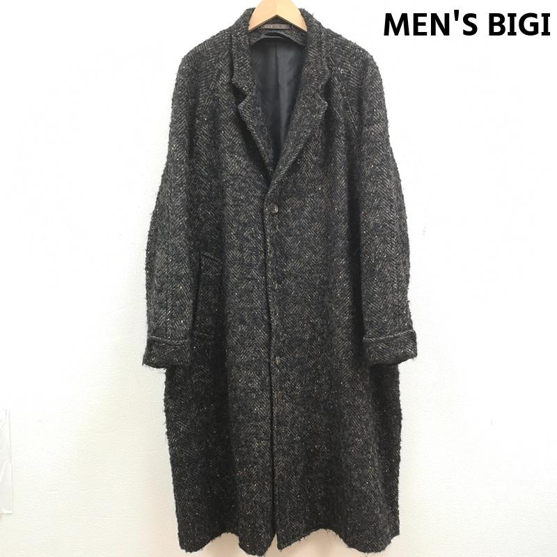 古着 USED コート コート一般 MEN S BIGI ヘリンボーン柄 シングル チェスター コート C-1J54 M マルチカラー / マルチカラー / multicolor メンズ USED 古着 中古 50168741