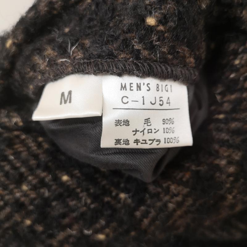 古着 USED コート コート一般 MEN S BIGI ヘリンボーン柄 シングル チェスター コート C-1J54 M マルチカラー / マルチカラー / multicolor メンズ USED 古着 中古 50168741