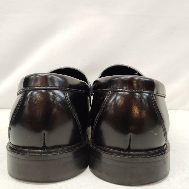 レザー レザー 革靴 革靴 London Shoe Make Oxford and Derby レザー コイン ローファー UK：8 白 / ホワイト / white X 黒 / ブラック / black メンズ USED 古着 中古 50168744