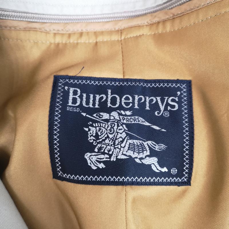 バーバリーズ BURBERRYS コート トレンチコート イングランド製 ノバチェック ライナー付き ダブルプレスト エポレット トレンチ コート ベージュ / ベージュ / beige メンズ USED 古着 中古 50168745